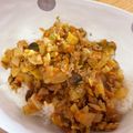 ﾓﾓ娘's cooksnap of when they made いつものルーで簡単ドライカレー.