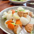 Superlittleboo's cooksnap of when they made カブと魚河岸揚げのあっさり煮.