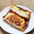 ＊なぁ＊'s cooksnap of when they made ブランチに✨ハムチーズフレンチトースト.
