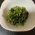 ちな1212's cooksnap of when they made かぶの葉のごま油炒め♪ごはんのおともに.
