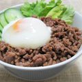 caramel-cookie's cooksnap of when they made 美味しい♪カレー風味の簡単ミンチ丼.