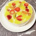 優しい歌's cooksnap of when they made 桃のヨーグルトムースケーキ.
