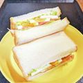 ちえたろう's cooksnap of when they made パリのパン屋さん風生ハムのサンドイッチ.