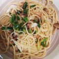☆アンシェル☆'s cooksnap of when they made しめじと長ネギの　和風パスタ　.