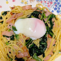 mippy♡'s cooksnap of when they made ほうれん草とハムの和風パスタ.