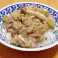 ドルフィンサーモン's cooksnap of when they made 簡単！ひき肉ときのこの中華風あんかけ丼.