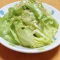 ドルフィンサーモン's cooksnap of when they made ポン酢でお手軽　レタスのチョレギサラダ.