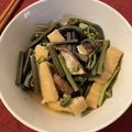 caruga's cooksnap of when they made わらびのサッと煮.