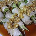 you★sato's cooksnap of when they made 水菜の豚肉巻き～ゴマダレ風.