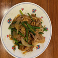 クックXL47YE☆'s cooksnap of when they made 豚肉とにんにくの芽のオイスター炒め.