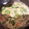 クックUHS5CJ☆'s cooksnap of when they made レタスの味噌ミルクスープ.