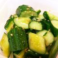 ☆yuk0☆'s cooksnap of when they made これこれ！簡単！焼肉屋のキュウリの漬物.