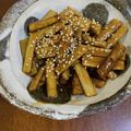 あやママ99's cooksnap of when they made ごぼうの甘酢炒め.