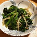 かなぽっぽ's cooksnap of when they made ほうれん草のごま和え☆給食メニュー.