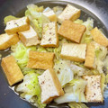 azbjbn's cooksnap of when they made 簡単！キャベツと厚揚げの蒸し焼き♡.
