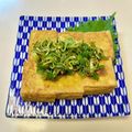 azbjbn's cooksnap of when they made 網焼き厚揚げ薬味ぽん酢醤油.