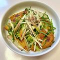 azbjbn's cooksnap of when they made いつもの酢の物に大葉とみょうがをプラス.