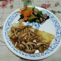 レオミウ's cooksnap of when they made アブラカレイのムニエル♪きのポンソース✨.