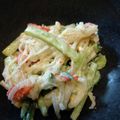 ばたみそーぱん☆'s cooksnap of when they made 胡瓜･新玉ねぎ･カニカマの胡麻マヨサラダ.