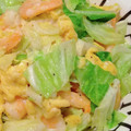 smilemama7's cooksnap of when they made エビとキャベツのマヨ卵炒め.