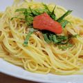 まるちーずココ's cooksnap of when they made パスタでランチ♪超簡単！明太スープパスタ.