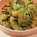 梨瀬かぁか's cooksnap of when they made 1歳☆ジャガイモとほうれん草のお焼き.