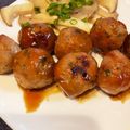 operacook's cooksnap of when they made 茹でて焼く【ふわふわ鶏つくね（大葉・たれ.