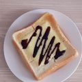 アクセル☆'s cooksnap of when they made チョコチーズトースト☆.