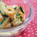 もすろー's cooksnap of when they made 簡単☆副菜に！ちくわときゅうりの和え物.