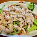 さすらい's cooksnap of when they made 鶏むね肉ときゅうりの棒棒鶏風ごまだれ♪.