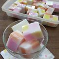 わこ216's cooksnap of when they made かき氷シロップで☆ゆめかわ牛乳かん。.