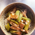 クック2S4JM3☆'s cooksnap of when they made ウドと油揚げの炒め煮.