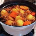 ま～みん's cooksnap of when they made ◇◆無水鍋でおいしい簡単肉じゃが◆◇.