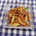 ﾁｲﾁｬﾝﾏﾏ's cooksnap of when they made セロリと蒟蒻のゴマ油炒め.