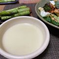 みみず◎'s cooksnap of when they made 甘みたっぷり簡単新玉ねぎの豆乳ポタージュ.