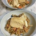 ナピト's cooksnap of when they made 豆腐サケハラスめし.