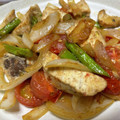 クック151PHF☆'s cooksnap of when they made かじきとアスパラのトマト炒め.