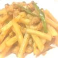 nyan2rose's cooksnap of when they made じゃがいもと豚肉のチンジャオロース風.