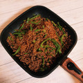 青い服's cooksnap of when they made うまうま♡ひき肉とピーマンの春雨炒め.