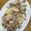 ☆hiroppy☆'s cooksnap of when they made 豚肉と大根のポン酢炒め.