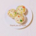 まあまま☆0403's cooksnap of when they made 朝食に♪米粉のおかず蒸しパン.