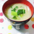 ふうはっちゃん's cooksnap of when they made 小松菜ともやしの安上がり味噌汁.
