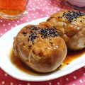 もすろー's cooksnap of when they made ★彡 コーン入り肉巻きおにぎり 運動会に.