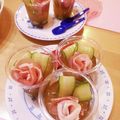 ナツ☆ママ's cooksnap of when they made 華やか生ハムと薔薇ジュレの前菜♡記念日に.
