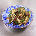 KAKO_KAKO's cooksnap of when they made 青椒肉絲風☆簡単☆牛肉とピーマンの炒め物.