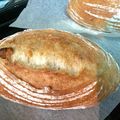 南風♡'s cooksnap of when they made オーバルのカンパーニュ＊ホシノ天然酵母.