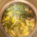 ☆ドキンちゃん☆”'s cooksnap of when they made アオサともやしのかき玉味噌汁.
