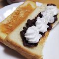 みなあゆママ's cooksnap of when they made あんこと生クリーム♡トースト.