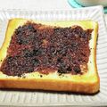 ぱふ's cooksnap of when they made ココアシュガー×胡麻の香ばしトースト★.