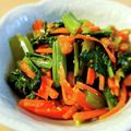 yukoko☆'s cooksnap of when they made 小松菜と人参の納豆あえ♪.